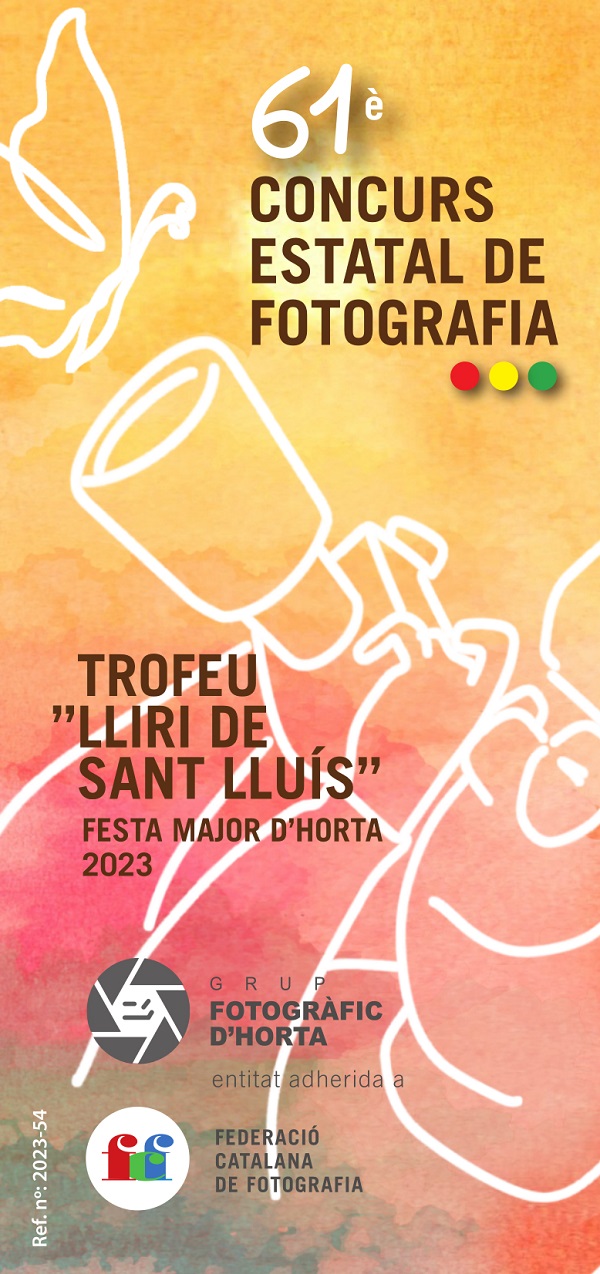 61è Concurs estatal de fotografia Lliri de Sant Lluís