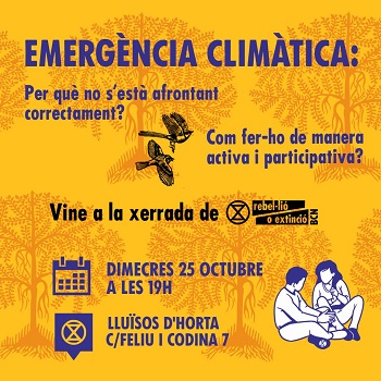Xerrada sobre Emergència Climàtica