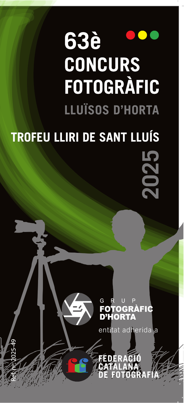63è Concurs Estatal de Fotografia - Trofeu Lliri de Sant Lluís